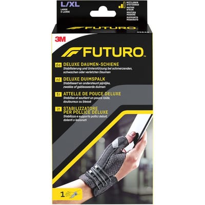 FUTURO™ Deluxe Duimspalk 45844 Zwart Large - Extra 1 Verband(en)