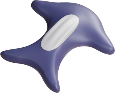 Bekkenbodemtrainer - Dijtrainer Vrouwen - Lichaamsvorming - Krachtversterking Onderlichaam - 23.8 x 23.2 x 5.8 cm - Blauw