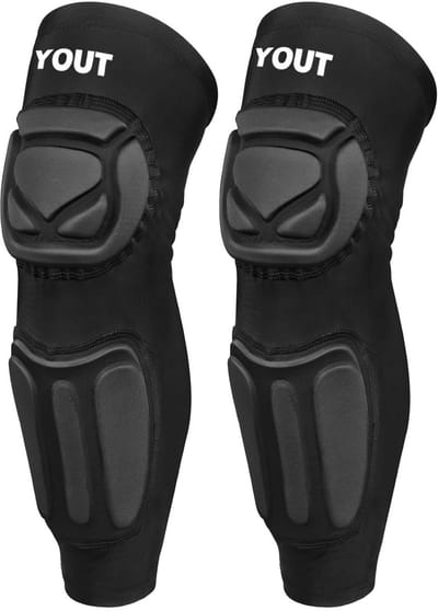 Kniebeschermers met scheenbescherming - Sportkousen knie scheen - Bescherming bij sport - Flexibel en antislip ontwerp