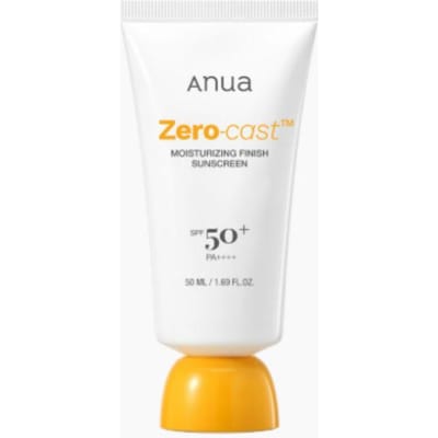 Anua Zero Cast Crème Solaire Hydratante Quotidienne Double Set – Crème Solaire Hydratante Transparente SPF50+ PA++++ 50ml x 2