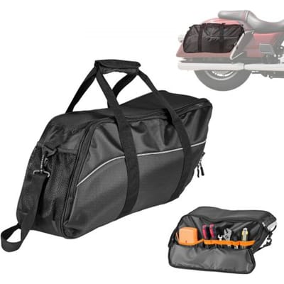 VEVOR Motortas Zadeltas Binnentas 18 L Opbergtas voor Reisbagage, Compatibel met Harley Davidson 1993–2022 Touring Road/Street Glide/Electra Glide/Road King Zadeltas