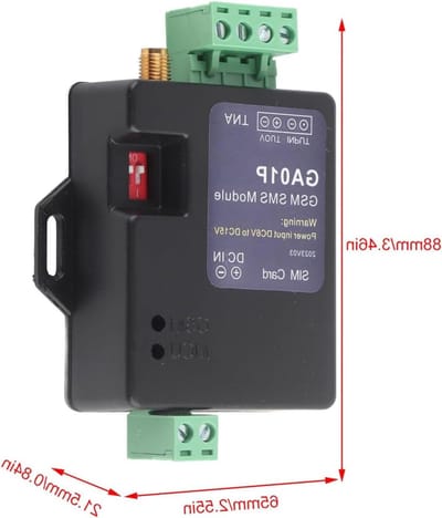 GSM Alarm Systeem - Mini Remote Control - Thuisbeveiliging - 6 Telefoonmeldingen - 15 x 11 x 4 cm - Wit