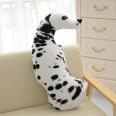 3D Leuke Buigbare Hondenkussen 20Cm Plaid Levensgetrouw Dier Grappige Kop Cosplay Favoriet Speelgoed van Kinderen Kussen Kerstcadeau 50cm