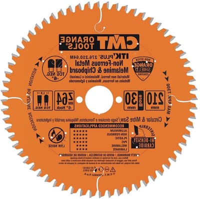 Cirkelzaagblad - Zaagblad Aluminium - Metaal Zagen - Industriële Kwaliteit - 160mm - Oranje