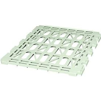 Etageplateaus, kunststof, voor 3-zijdige rolcontainer, grijs