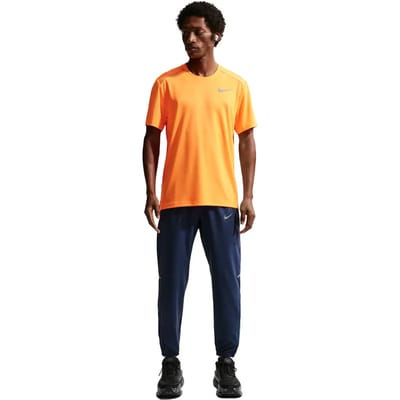 Nike Miler Broeken Heren - Blauw - Maat L - Poly Woven