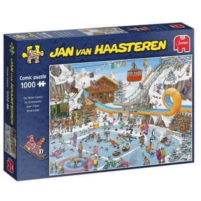 Jumbo Jan van Haasteren puzzel 19065 De Winterspelen 1000 stukjes Volwassenen puzzels