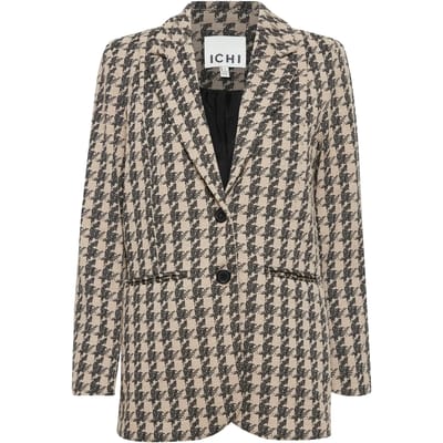 ICHI - IHKATE HOUNDSTOOTH OVERSIZE BL - Dames - Blazers