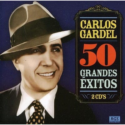 CD CARLOS GARDEL - 50 Grands Succès  17202 Argentine Latin Occasion brown