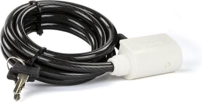 Luma Escudo 7318 Spiraal Kabelslot - 150x8 cm - Zwart/Wit