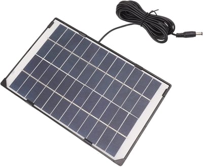 Draagbaar Zonnepaneel - Zonne-oplader - Buitenverlichting Opladen - Compact Ontwerp - 21x13.5cm - Zwart