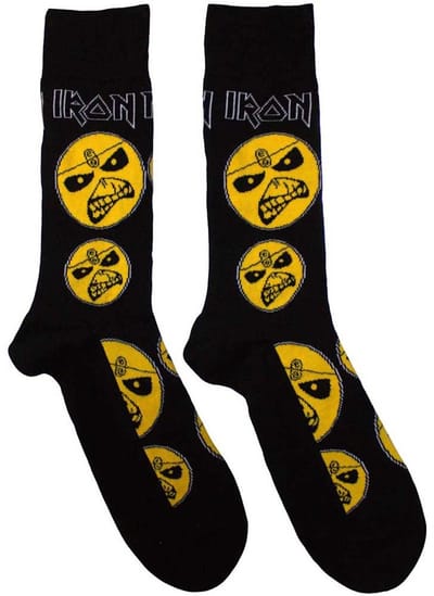 Iron Maiden - Piece Of Mind Enkelsokken - Zwart