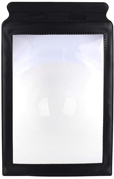 Dailygoody - Groot vergrootglas - Leesloep - Flexibele leesstandaard - A4 formaat - Vergroting 3 x - Ideaal voor boeken en kaarten - Kunststof