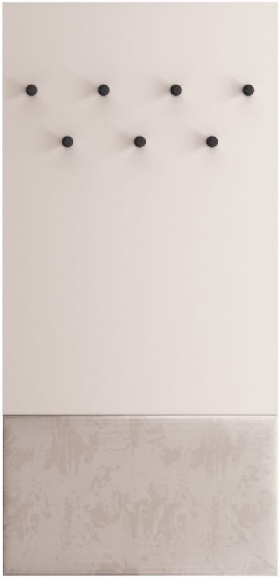 Selsey DIOCE- Wandgarderobe - 69 cm - graubeige