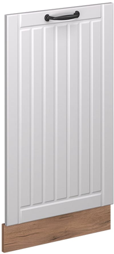 Vicco Fame-Line Vaatwasserfrontpaneel – 45 cm zonder werkblad Wit Landhuis