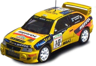Seat Cordoba WRC - Gardemeister & Lukander - miniatuur auto 1:43