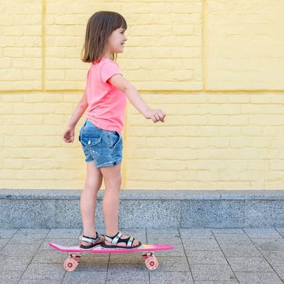 Compleet Skateboard Dubbel Kicktail Cruiser Deck voor Kinderen, Jongeren en Volwassenen