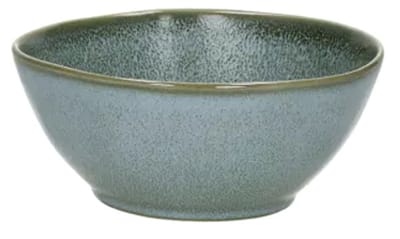 Pomax Néboa soepkom - Kom voor soep, ramen, noedels en salade - Steengoed - Ø 16,5 cm - Grijsblauw