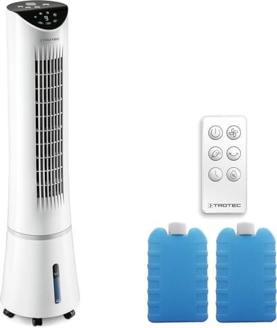 3-in-1 Luchtkoeler in Toren Design voor Afkoeling, Ventilatie en Luchtbevochtiging