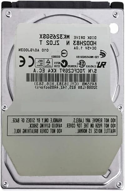 Interne Harde Schijf - HDD Laptop Schijf - Opslag Uitbreiden - 2.5 Inch Formaat - 320 GB - Zilver