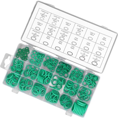 270 stuks Groene O-ring Kit Rubber Slijtvast O-ringen Afdichtingsassortiment Set voor Automobiel blue