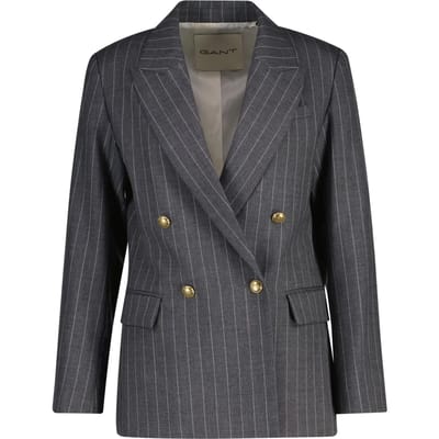 Blazer voor dames Gant Pinstripe Club