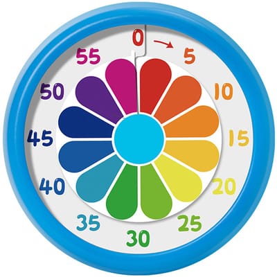 Keukenwekker - Keukenwekker - Timer - Digitale keukenwekker - Kindvriendelijke visuele mechanische timer - Magnetische stickertimer - Regenboogpatroon