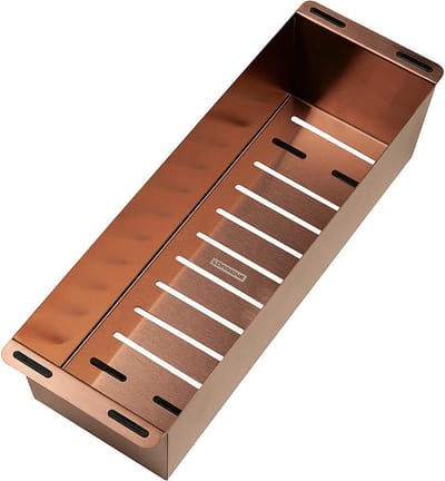 Lorreine Colan inzetbakje copper (alleen voor Lorreine spoelbakken)