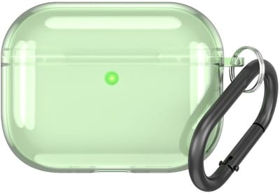 Geschikt voor AirPods Pro 3 TPU Beschermhoes Silicone Case met Volledige Bescherming Groen