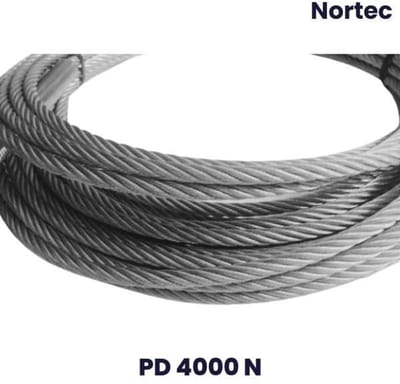Stalen Kabel voor Nortec PD 4000N - Universeel Vervangend - Verzinkt - Certificaat - Veilig en Duurzaam