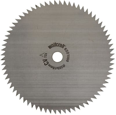 Wolfcraft - Cirkelzaagblad - Kruis- en verstekzaagbladen - 205 mm doorsnede x 28 x 2,6 mm - 6501000 - voor hout en spaanplaat