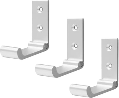 Dailygoods- Opvouwbare Haak - Flexibel en Ruimtebesparend - Wandhaak Aluminium - Maximaal 10kg - Inclusief Montage Schroeven - Geschikt voor Keuken/Badkamer