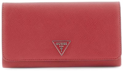 GUESS schoudertas Noelle II Xbody Flap Organizer Garnet donkerrood