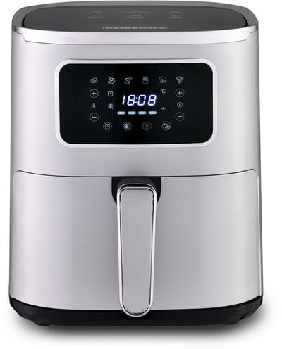 Heinrich's HFR 8216 - Heteluchtfriteuse - Airfryer - 5 Liter - Zilver