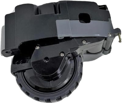 Robotstofzuiger Wielen - Vervangende Onderdelen - Verbeterde Mobiliteit - Gereedschapsloze Vervanging - 13 x 10 x 7 cm - Zwart