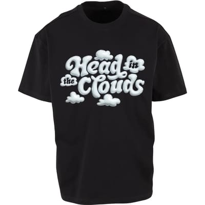 Mister Tee - Head In The Clouds Oversize Heren Tshirt - XS - Zwart