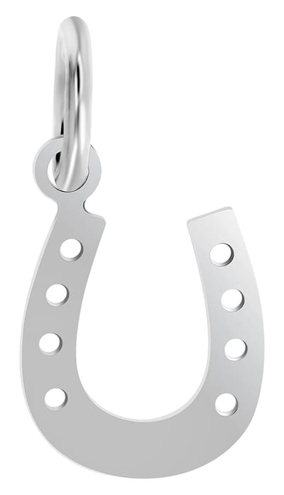 AKZENT Akzent unisex hanger "Avery" uit 925 Sterlingzilver, gerhodineerd, duurzaam
