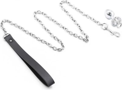 Kiotos - Buttplug Aluminium Met leiband