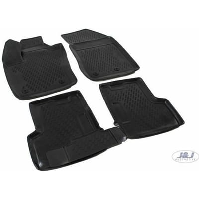 J&amp;j automotive | tapis de sol en caoutchouc 3d exclusive pour fiat 500x 2014-prés zwart