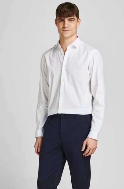 JACK&JONES JPRBLACARDIFF SHIRT L/S NOOS Heren Overhemd - Maat XS