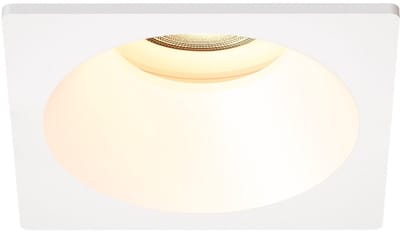 Ledvion – LED Inbouwspot Vierkant 81x81mm – Wit – Dimbaar – Kantelbaar – GU10 – 2700K – 3W – IP20