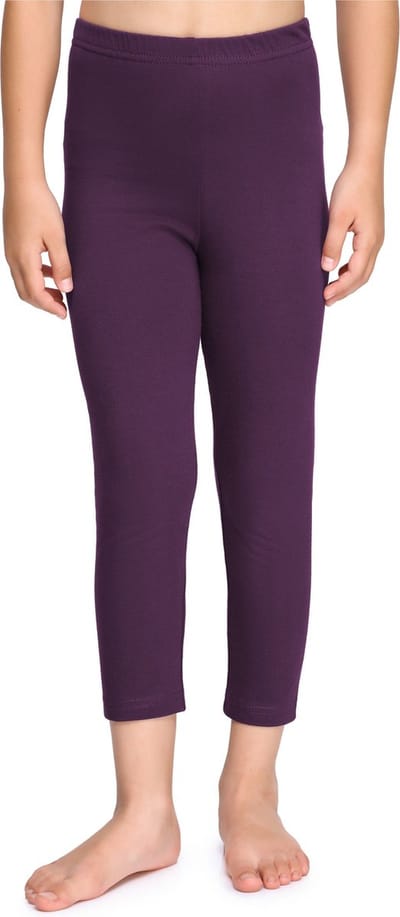 Merry Style Meisjes Leggings - Sport - Vrijetijdsbroek - Capri - Katoen - MS-MS10-226-LE - Purper - 110