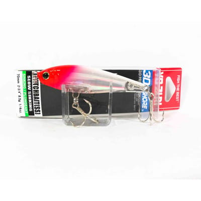 Yo Zuri Duel 3D Inshore Twitchbait 70SS langzaam zinkend kunstaas R1207-C5 (6954) black