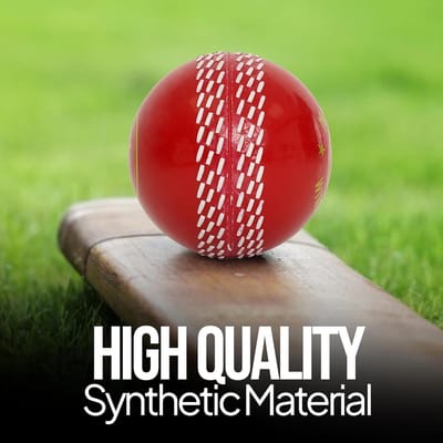 Cricket Ballen - Trainingsballen Zacht - Skills Oefenen - Zachte Constructie - Standaard Maat - Wind Rood