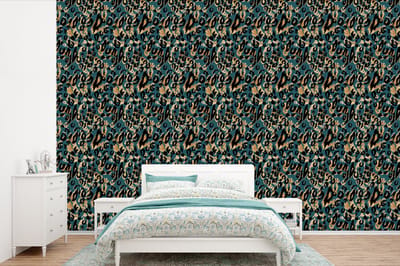 Behang - Fotobehang Panter - Luxe - Patronen - Breedte 360 cm x hoogte 240 cm
