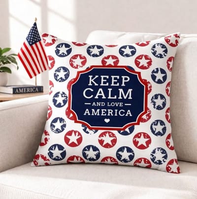 Proud to Be American Collection Kussenhoes - 45x45 cm