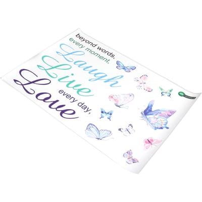 Sticker Mural Auto-Adhésif Décalcomanie Murale en PVC pour Salon Chambre Bureau Restaurant white