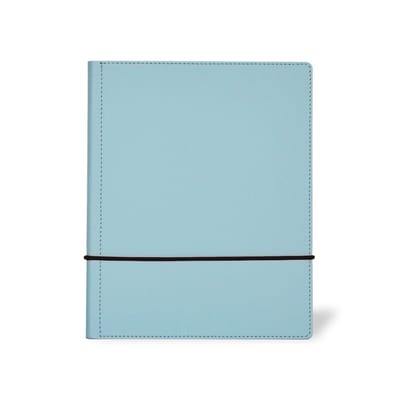 Notitieboek LOOP LUXE - Hervulbaar Notebook - Notitieboek A5 - Logboek - Journal - Gelinieerd - Extra Opbergvakken – Leer – Duurzaam – Oceaan Groen | MADE out of