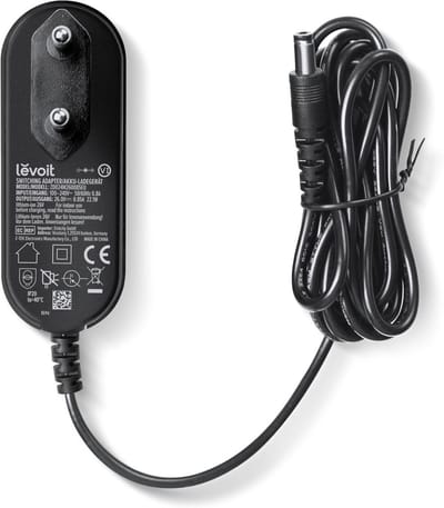 Adapter Accustofzuiger - Oplaadkabel Stofzuiger - Stofzuiger Opladen - Vuurvaste Kunststof - 5.5 x 4.1 x 9.5 cm - Zwart
