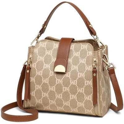 Tas Dames Emmer Tas Dames Crossbody Tas Moeder Alles met Lichte Luxe Hand Portemonnee Schoudertas bruin